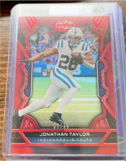 2022 Panini Certified #41 Jonathan Taylor — front