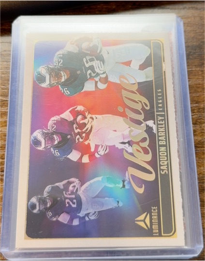 2025 Panini Luminance Vestige #22 Saquon Barkley — front