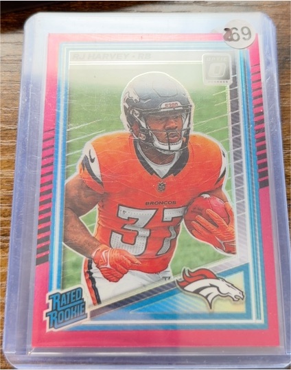 2025 Panini Donruss Optic #208 RJ Harvey — front