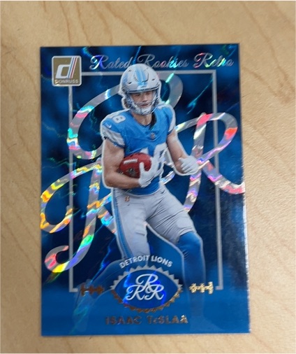 2025 Panini Donruss #6 Isaac TeSlaa Rated Rookie Retro — front