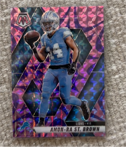 2025 Panini Mosaic #2 Amon-Ra St. Brown — front