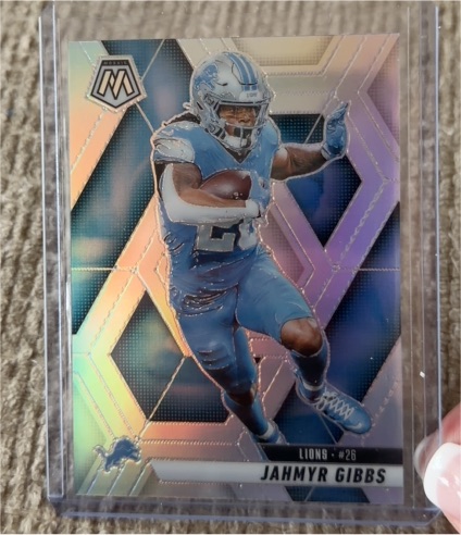 2025 Panini Mosaic #103 Jahmyr Gibbs — front