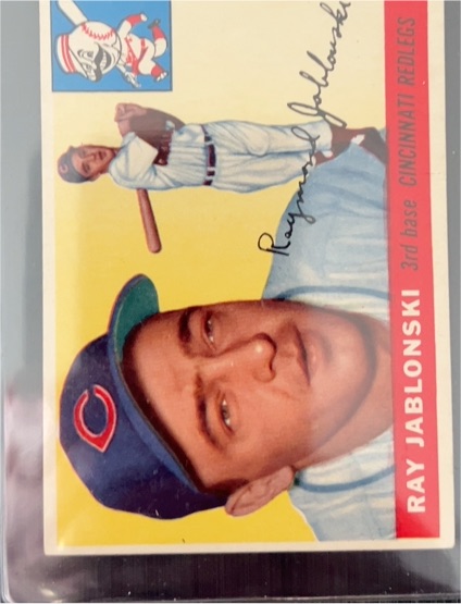 1955 Topps #56 Ray Jablonski — front