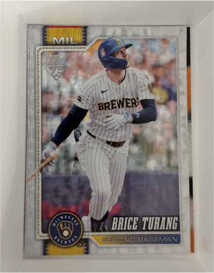 2026 Topps Series 1 #105 Brice Turang — front