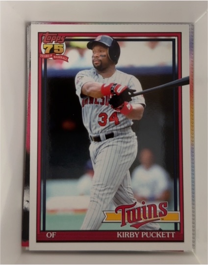 2026 Topps 75th Anniversary #T91-94 Kirby Puckett — front