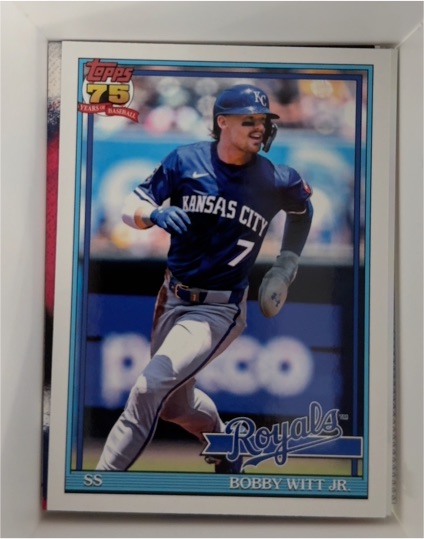 2026 Topps Series 1 #T91-3 Bobby Witt Jr. — front
