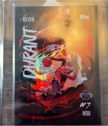 2025-26 Topps Chrome Ultraviolet #UV-3 Kevin Durant — front