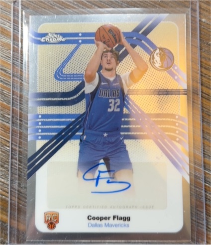 2025-26 Topps Chrome Next Stop Signatures #NS-CF Cooper Flagg — front