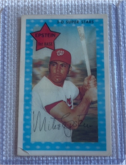 1970 Kellogg's 3-D Super Stars #24 Mike Epstein — front