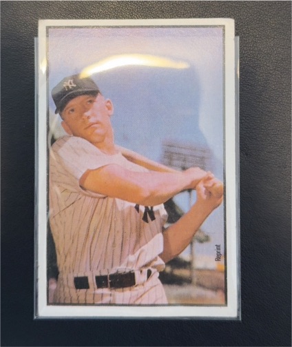 1989 Bowman #NNO Mickey Mantle Reprint Insert — front