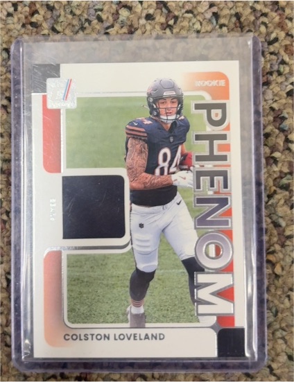 2025 Panini Donruss Rookie Phenom Patch #RPJ-CLD Colston Loveland — front