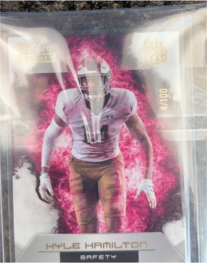 2022 Wild Card Matte #RH-20 Kyle Hamilton Rookie Heat — front