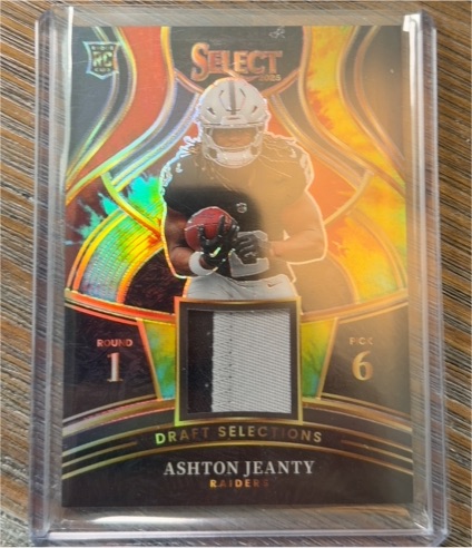 2025 Panini Select Draft Selections #DSM-AJY Ashton Jeanty — front