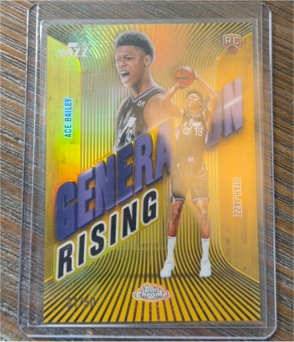 2025-26 Topps Chrome Generation Rising #GR-5 Ace Bailey — front