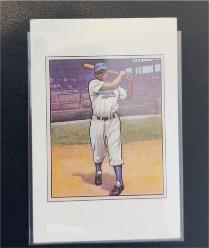 1989 Bowman #22 Jackie Robinson 1950 Bowman Reprint — front