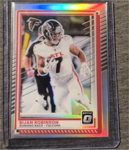 2025 Panini Donruss Optic #118 Bijan Robinson — front