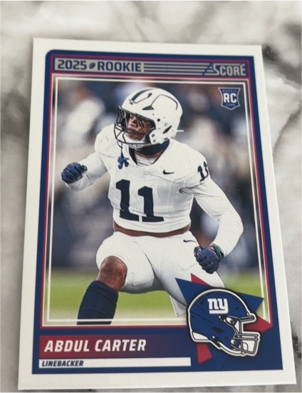 2025 Panini Score #16 Abdul Carter — front