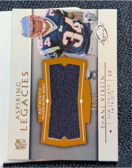 2011 Topps Legends Aspiring Legacies #ALR-SV Shane Vereen — front
