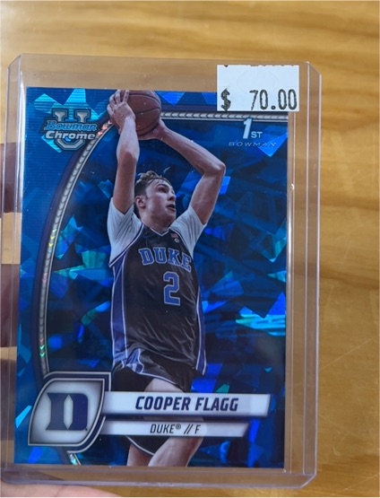 2024 Bowman Chrome #16 Cooper Flagg — front