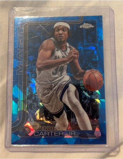 2025-26 Topps Chrome Sapphire #113 Wendell Carter Jr. — front
