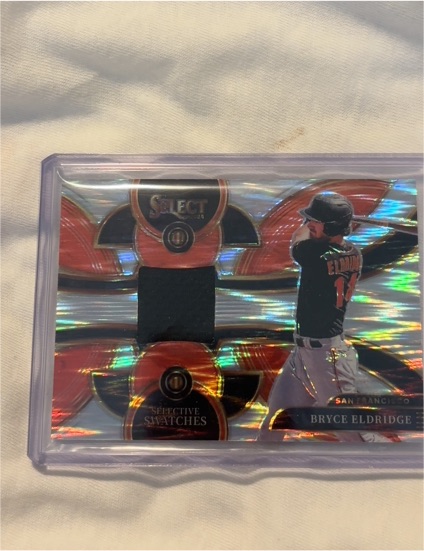 2024 Panini Select #SS-BE Bryce Eldridge Selective Swatches Flash Prizm — front
