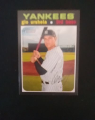 2020 Topps Heritage #8 Gio Urshela — front