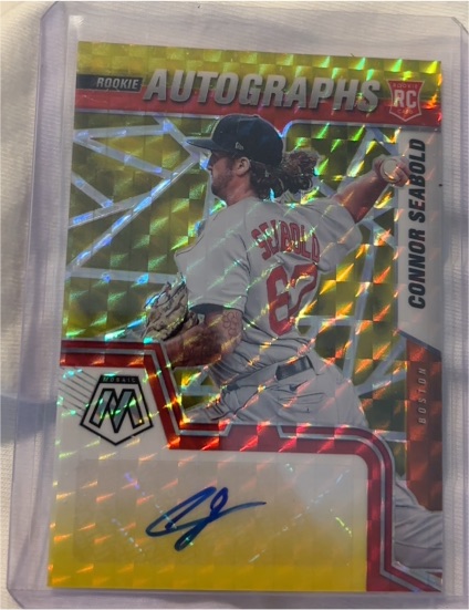 2022 Panini Mosaic #RAM-CS Connor Seabold Rookie Autographs — front