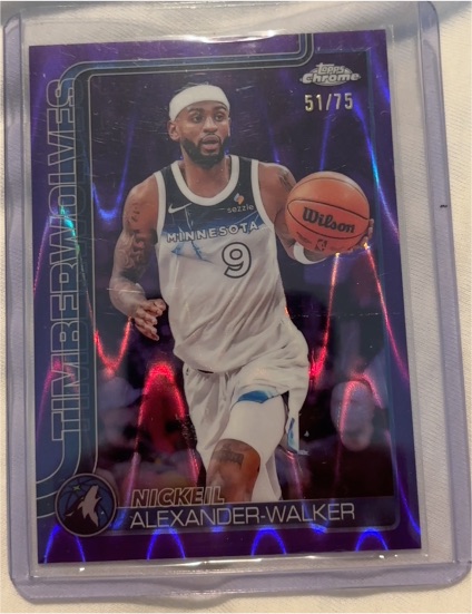 2025 Topps Chrome #193 Nickeil Alexander-Walker — front