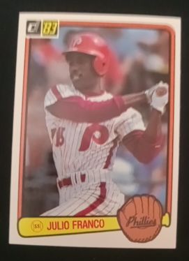 1983 Donruss #525 Julio Franco — front