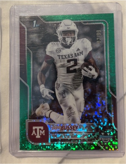 2025 Bowman University Chrome #89 Terry Bussey — front