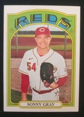 2021 Topps Heritage #380 Sonny Gray — front