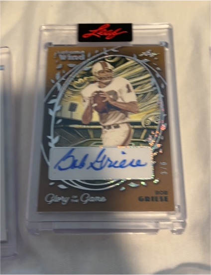 2025 Leaf Glory Of The Game The Autumn Wind #AW-12 Bob Griese — front