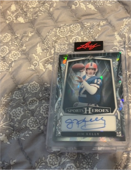 2025 Leaf Sports Heroes #12 Jim Kelly — front
