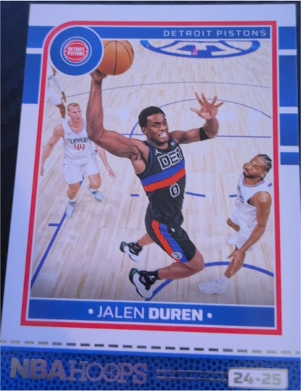 2024-25 Panini NBA Hoops #177 Jalen Duren — front