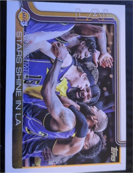 2025 Topps #293 Showtime! Stars Shine in LA — front