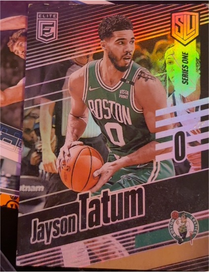2021-22 Panini Elite Starting Lineup #SLU-JT Jayson Tatum — front