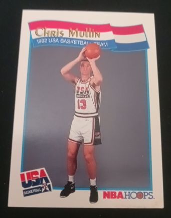 1991-92 NBA Hoops #57 Chris Mullin USA Basketball Team — front