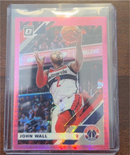 2019-20 Panini Donruss Optic #99 John Wall Hyper Pink — front