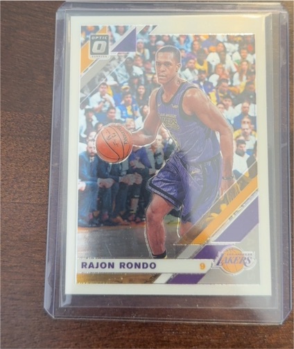 2019-20 Donruss Optic #100 Rajon Rondo — front