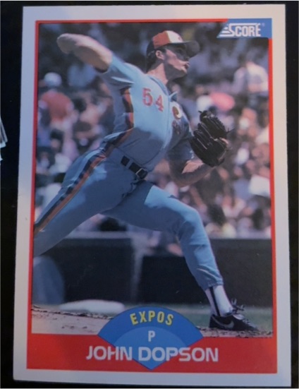 1989 Score #466 John Dopson — front