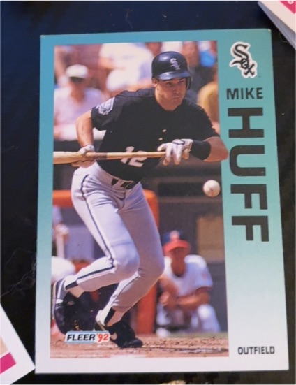 1992 Fleer #85 Mike Huff — front
