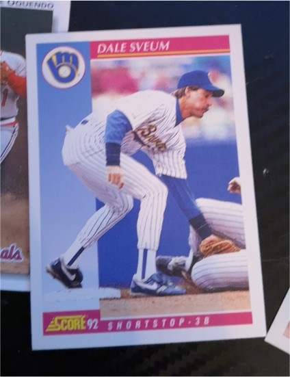 1992 Score #181 Dale Sveum — front