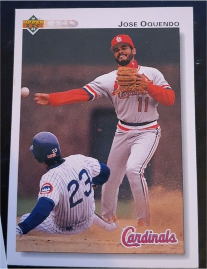 1992 Upper Deck #283 Jose Oquendo — front