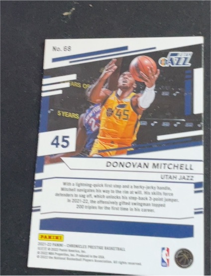2021-22 Panini Chronicles Prestige #68 Donovan Mitchell — front