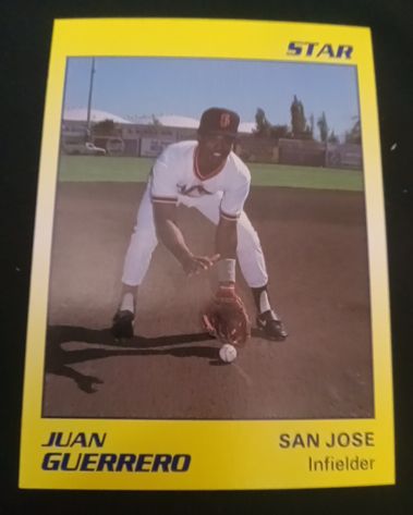 1989 Star #86 Juan Guerrero — front