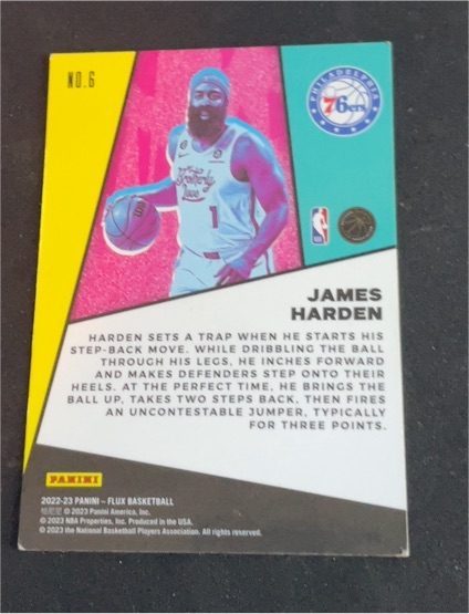 2022-23 Panini Flux #6 James Harden — front