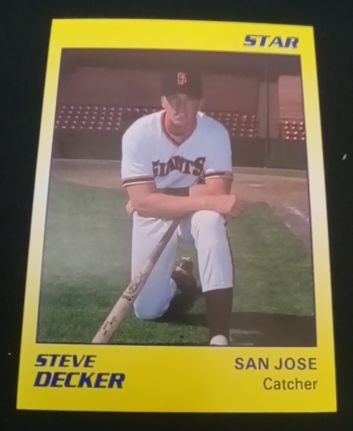 1989 Star #6 Steve Decker — front