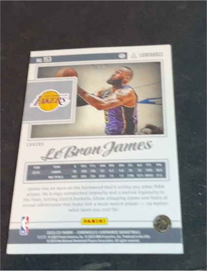 2024-25 Panini NBA Hoops #18 LeBron James — front