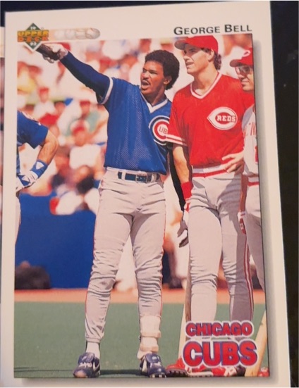 1992 Upper Deck #236 George Bell Chicago Cubs — front