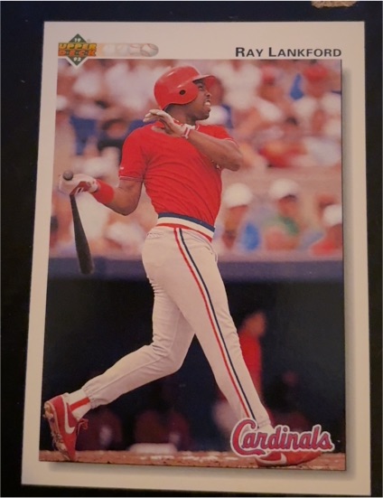 1992 Upper Deck #262 Ray Lankford — front